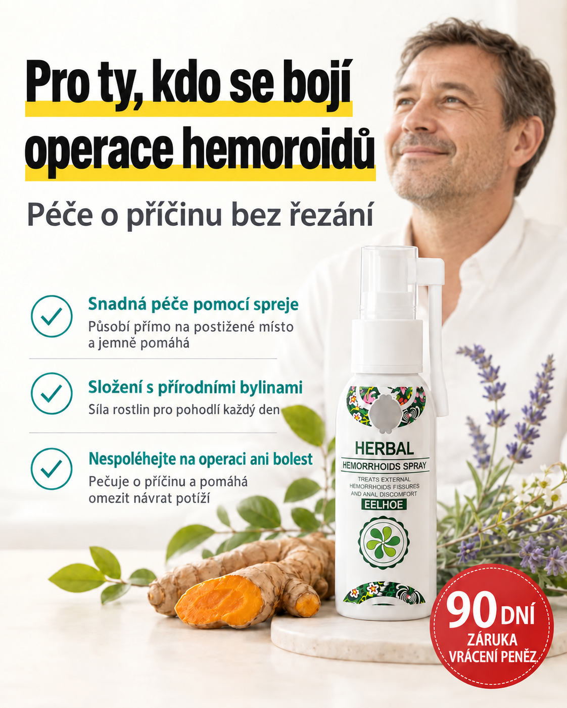 Muž z Česka a sprej na hemoroidy